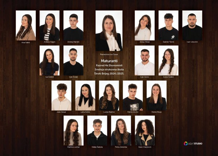 Široki Brijeg: Pogledajte fotografije maturanata SSŠ