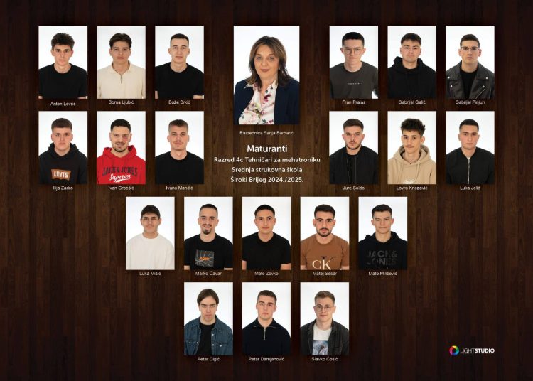 Široki Brijeg: Pogledajte fotografije maturanata SSŠ
