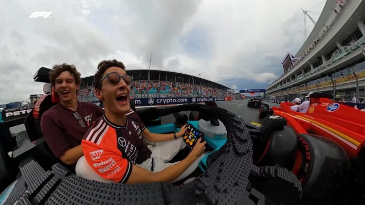 Vozači F1 prije utrke u Americi vozili bolide od Lego kockica