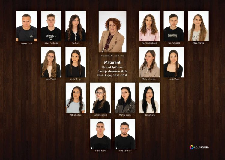 Široki Brijeg: Pogledajte fotografije maturanata SSŠ