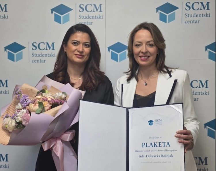 Ministrica Bošnjak: Studentski centar u Mostaru primjer je kako vizija, rad i podrška institucija mijenjaju živote mladih ljudi