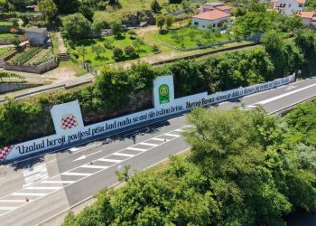 Čapljina: Obnovljen najveći grafit u čast Herceg-Bosne