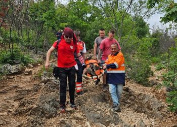 HGSS Čitluk-Međugorje spasio žensku osobu na Križevcu