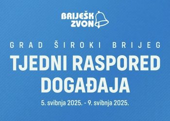 Široki Brijeg: Pogledajte tjedni raspored događaja u sklopu “Brijeških zvona”