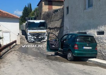 Cesta Široki Brijeg – Međugorje: Prometna nezgoda na kritičnom suženju