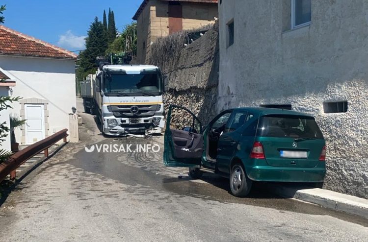 Cesta Široki Brijeg – Međugorje: Prometna nezgoda na kritičnom suženju