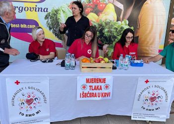 U nedjelju u Čapljini besplatno mjerenje šećera i krvi