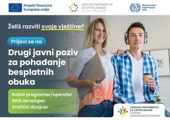 ŽZH: Otvorene prijave za besplatne obuke za nezaposlene osobe