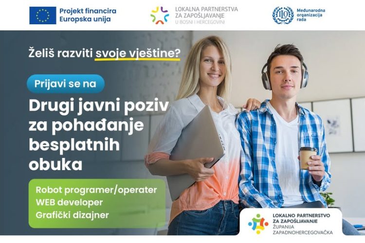 ŽZH: Otvorene prijave za besplatne obuke za nezaposlene osobe