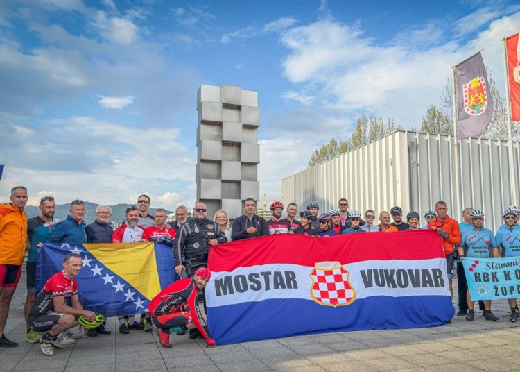 Završena biciklistička karavana koja je povezala Mostar i Vukovar