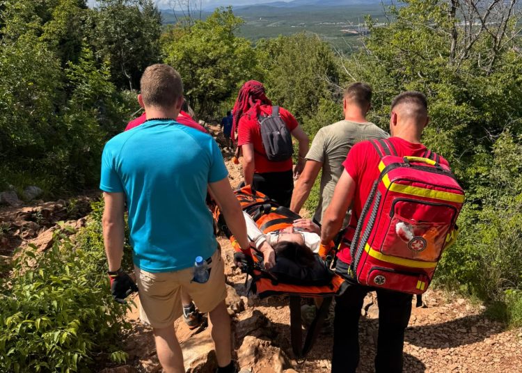 HGSS Čitluk spasio ozlijeđenu hodočasnicu na Križevcu