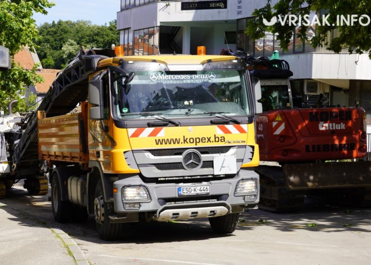Široki Brijeg: Počeli radovi u središtu grada, donosimo fotografije
