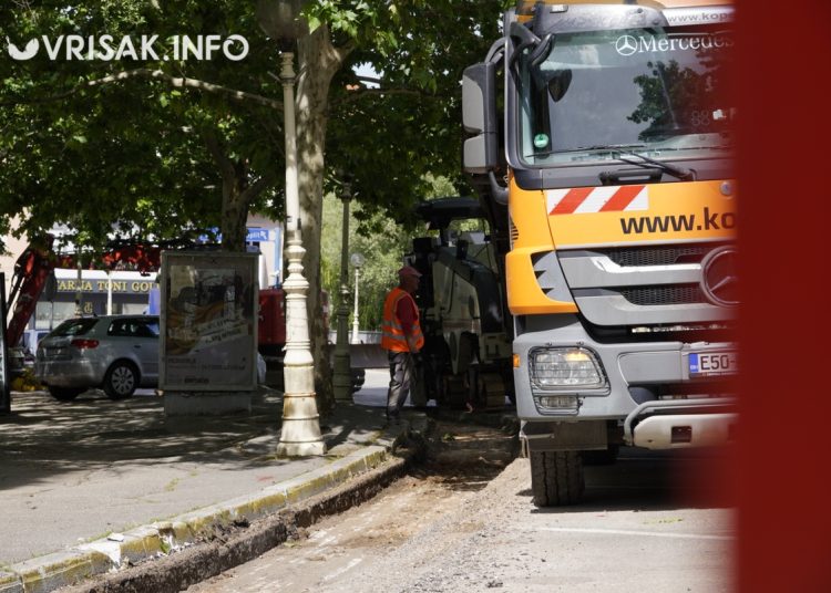 Široki Brijeg: Počeli radovi u središtu grada, donosimo fotografije