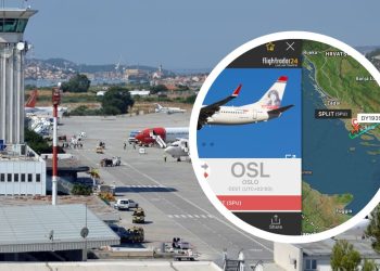 Putnički zrakoplov prisilno sletio u Split, dočekale ga sve žurne službe