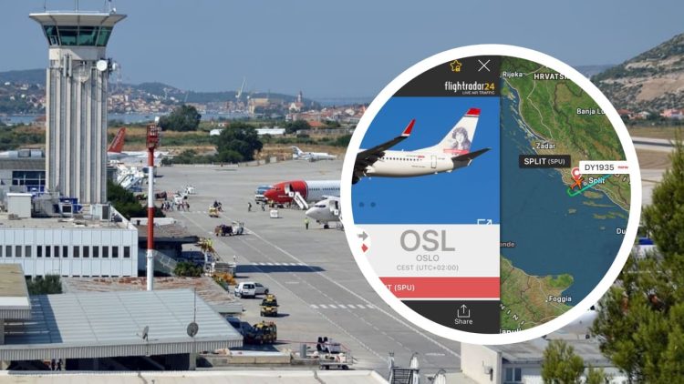Putnički zrakoplov prisilno sletio u Split, dočekale ga sve žurne službe