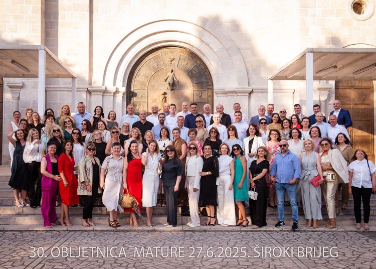 Bivši maturanti iz Širokog Brijega proslavili 30 godina mature