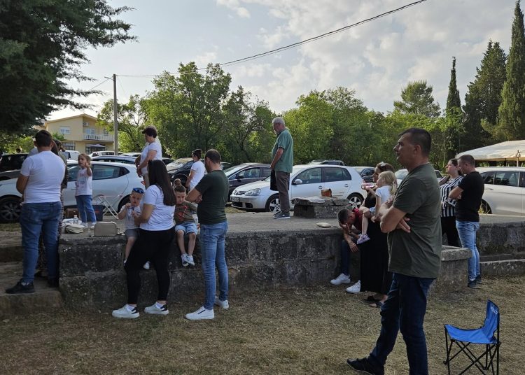 Druga večer trodnevnice sv. Anti u Ljubotićima