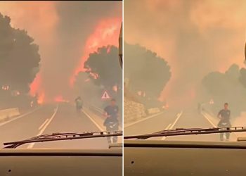 Dramatični prizori iz središta požara: Splitski vatrogasci objavili snimku iz vozila