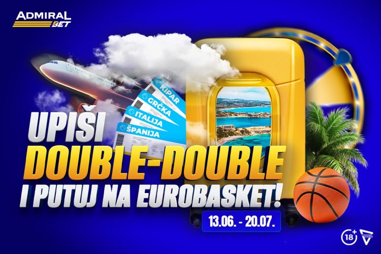 AdmiralBet vas vodi na Eurobasket: Ljetuj na Cipru i navijaj za Zmajeve!