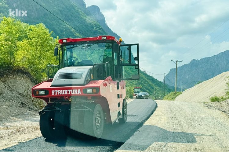 Asfaltira se dionica ceste Blidinje – Jablanica