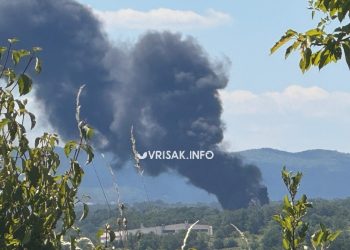 Crni dim na Visokoj Glavici u Širokom Brijegu: Gore automobilske gume