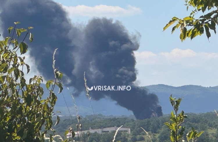 Crni dim na Visokoj Glavici u Širokom Brijegu: Gore automobilske gume