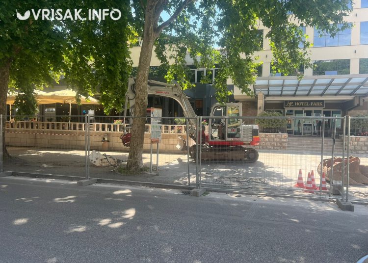 Počela rekonstrukcija Trga dr. Ante Starčevića u Širokom Brijegu