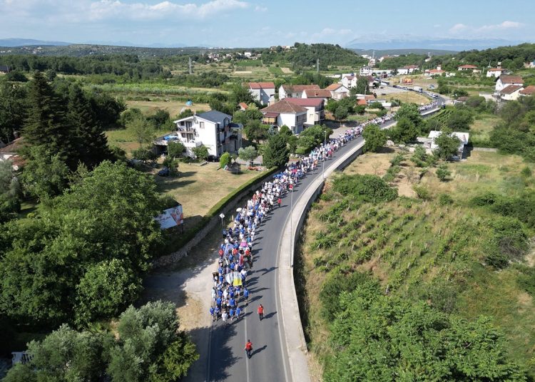 Održano veliko zavjetno hodočašće od Čitluka do Međugorja