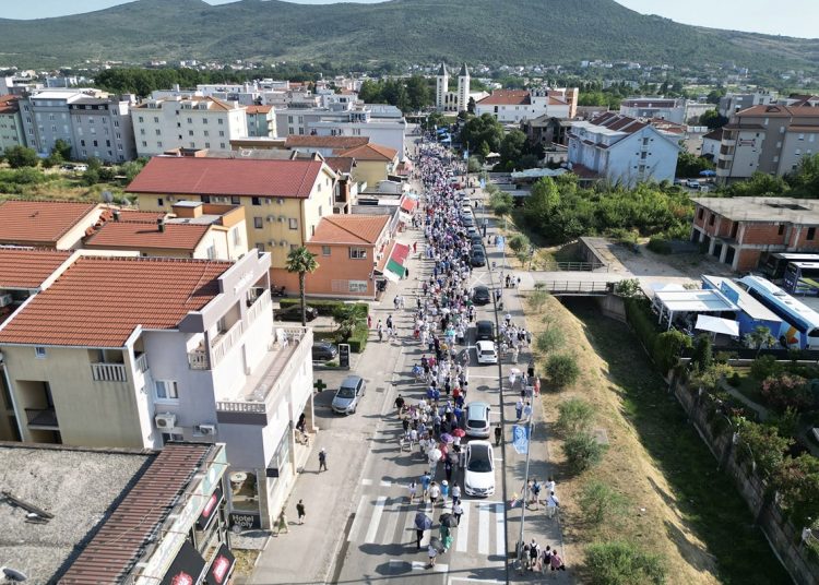 Održano veliko zavjetno hodočašće od Čitluka do Međugorja