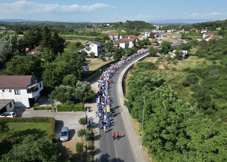 Održano veliko zavjetno hodočašće od Čitluka do Međugorja