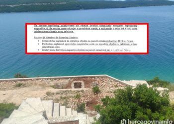 Lijanoviću naređeno hitno uklanjanje ilegalne gradnje u Neumu