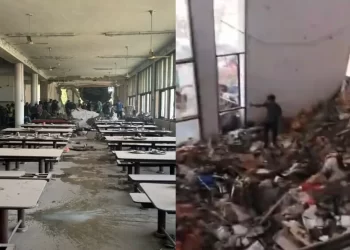 Stravične snimke: Avion iz Indije pao na studente i liječnike koji su ručali