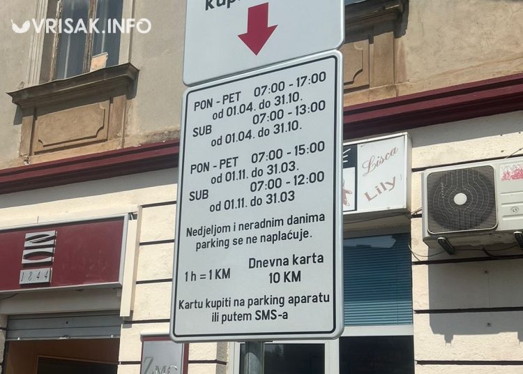Široki Brijeg: Postavljene table s cijenama parkinga, uskoro i aparati za naplatu