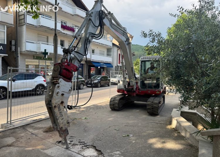 Široki Brijeg: Radovi na Trgu dr. Ante Starčevića se šire