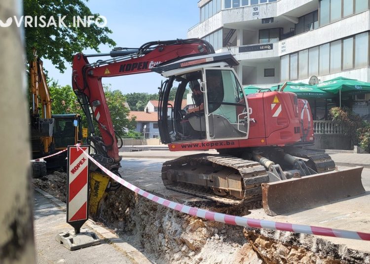 Široki Brijeg: Evo u kojoj je fazi rekonstrukcija ceste u središtu grada