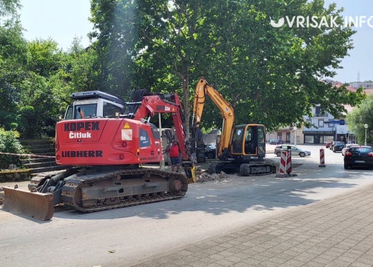 Široki Brijeg: Evo u kojoj je fazi rekonstrukcija ceste u središtu grada