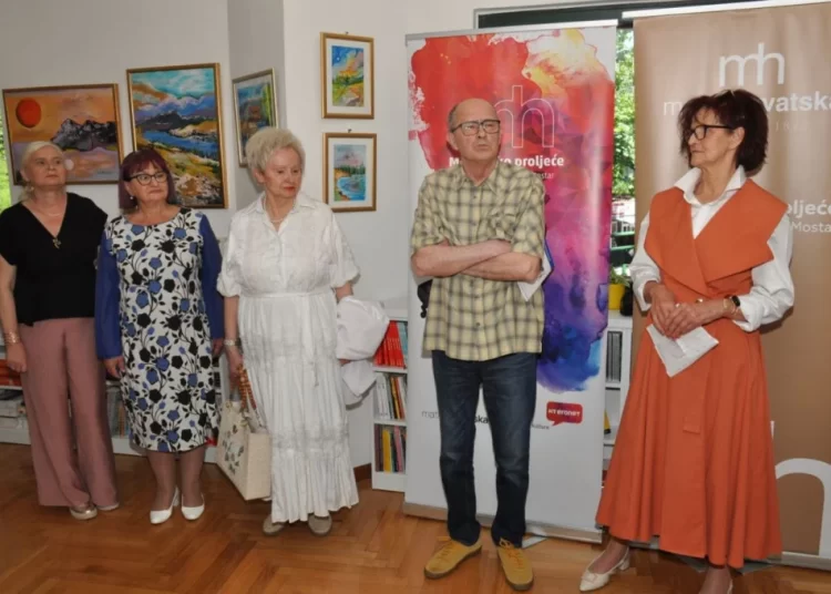 Širokobriježanka Anđelka Hrkać zatvorila likovni program Mostarskog proljeća