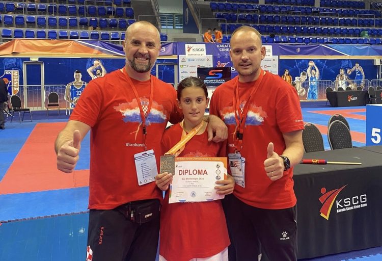 Širokobriježanka Iva Kožul brončana na Balkanskom karate prvenstvu