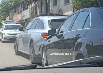 Široki Brijeg: Sudar dva Mercedesa u Knešpolju