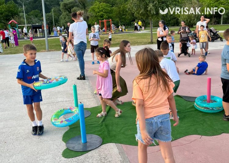 Vesela dječja radost u Parku širokobrijeških branitelja