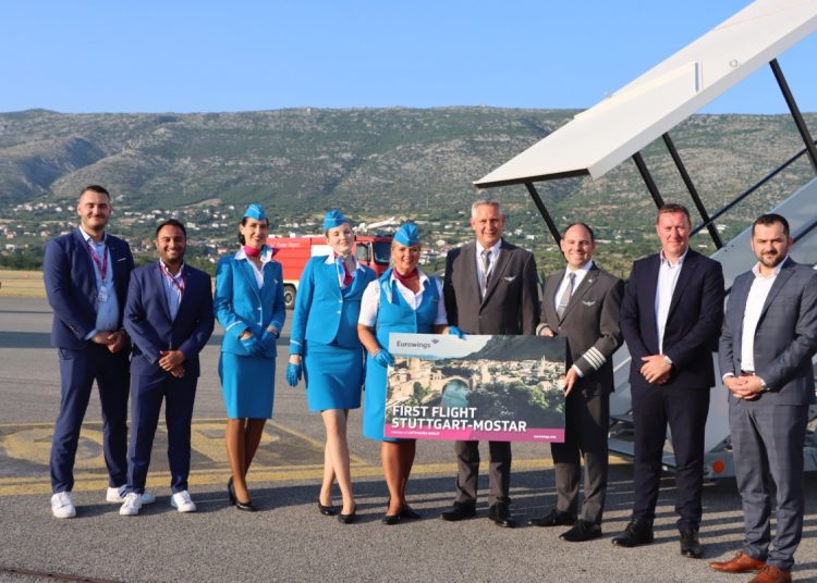 U Mostar sletio prvi zrakoplov iz Stuttgarta