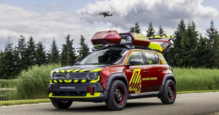 Ovaj Renault ispaljuje dronove i spašava živote, vozilo budućnosti