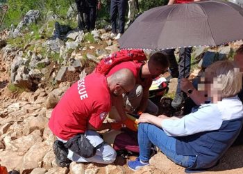 HGSS Čitluk-Međugorje pružio pomoć ozlijeđenoj ženi na Brdu ukazanja