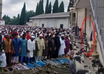 Isusov kip prekriven tijekom molitve muslimana