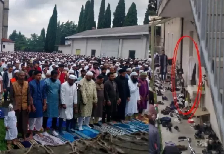 Isusov kip prekriven tijekom molitve muslimana