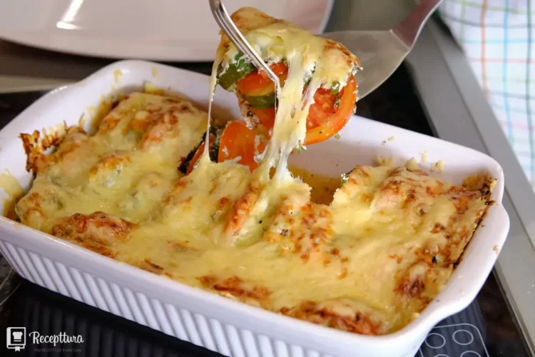 Recept za zapečene tikvice i paradajz s vrhnjem i sirom