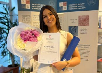 Petra Mikulić iz Posušja dobitnica Rektorove nagrade i dekanove pohvalnice za izvrsnost
