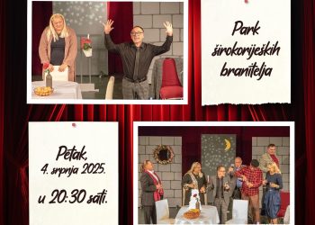 Široki Brijeg: Predstava Šjora File u Parku širokobrijeških branitelja