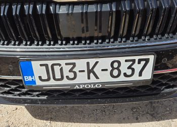 Izgubljene registracijske oznake na relaciji Široki Brijeg – Grude