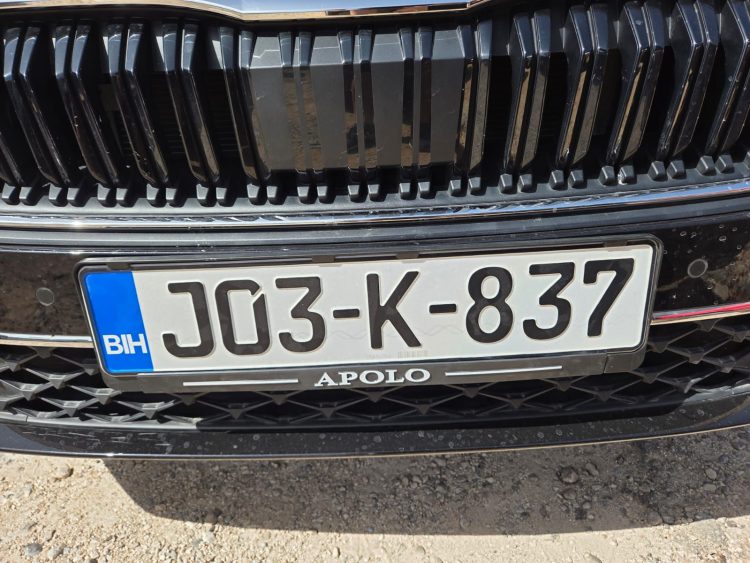 Izgubljene registracijske oznake na relaciji Široki Brijeg – Grude